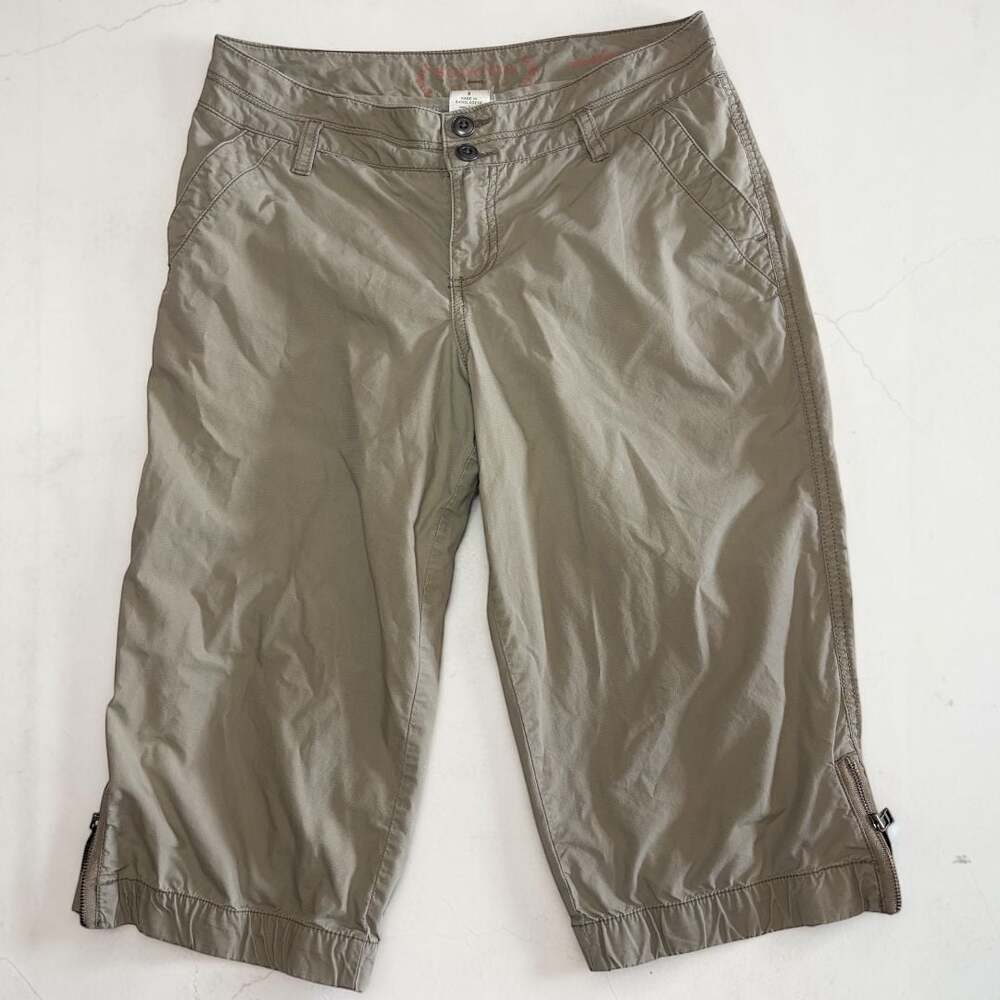 Sonoma Goods For Life Modern Skimmer Khaki Capri Pants Sz 6